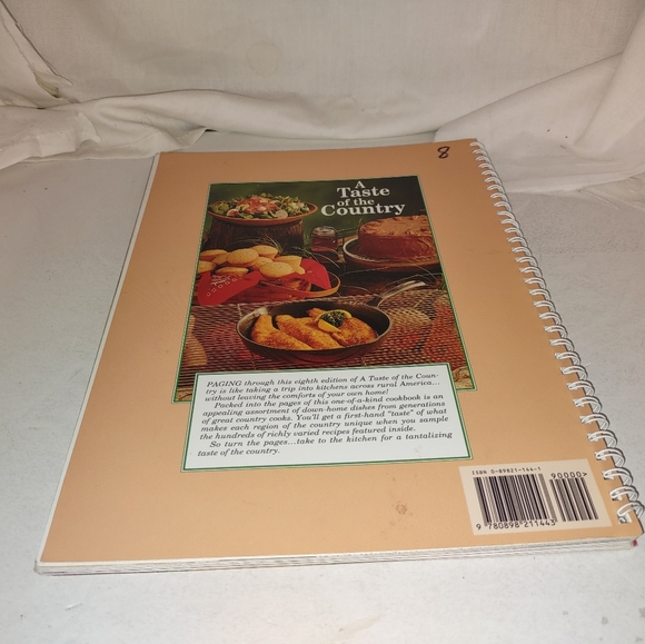 A Taste of the Country 8th Edition 1995 Lay Flat Ring Bound Recipes Used - Picture 4 of 8